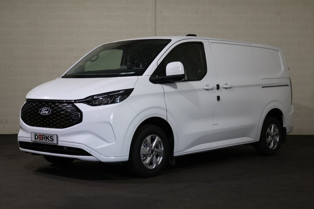 Ford E-Transit Custom 320 L1 H1 Limited 71 kWh 218pk 2x Schu, Auto's, Bestelauto's, Bedrijf, Te koop, 360° camera, ABS, Achteruitrijcamera