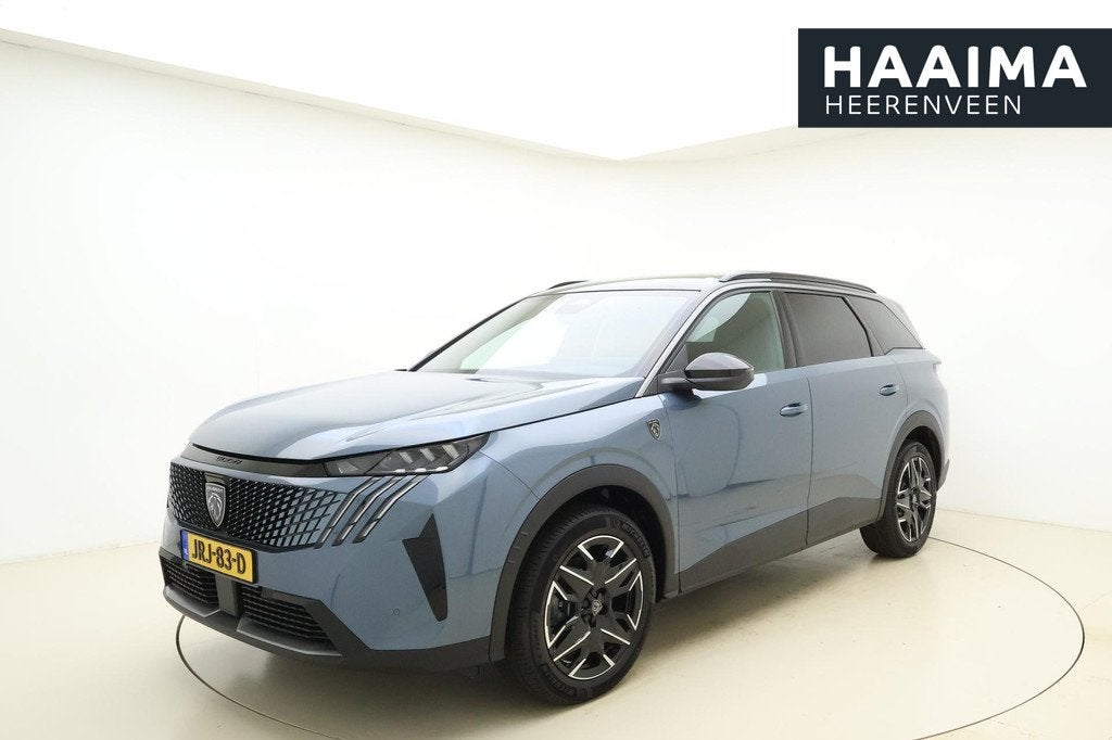 Peugeot 5008 1.2 Hybrid 145 GT 7p | Stoel- & stuurverwarming, 145 pk, Gebruikt, 1199 cc, Blauw
