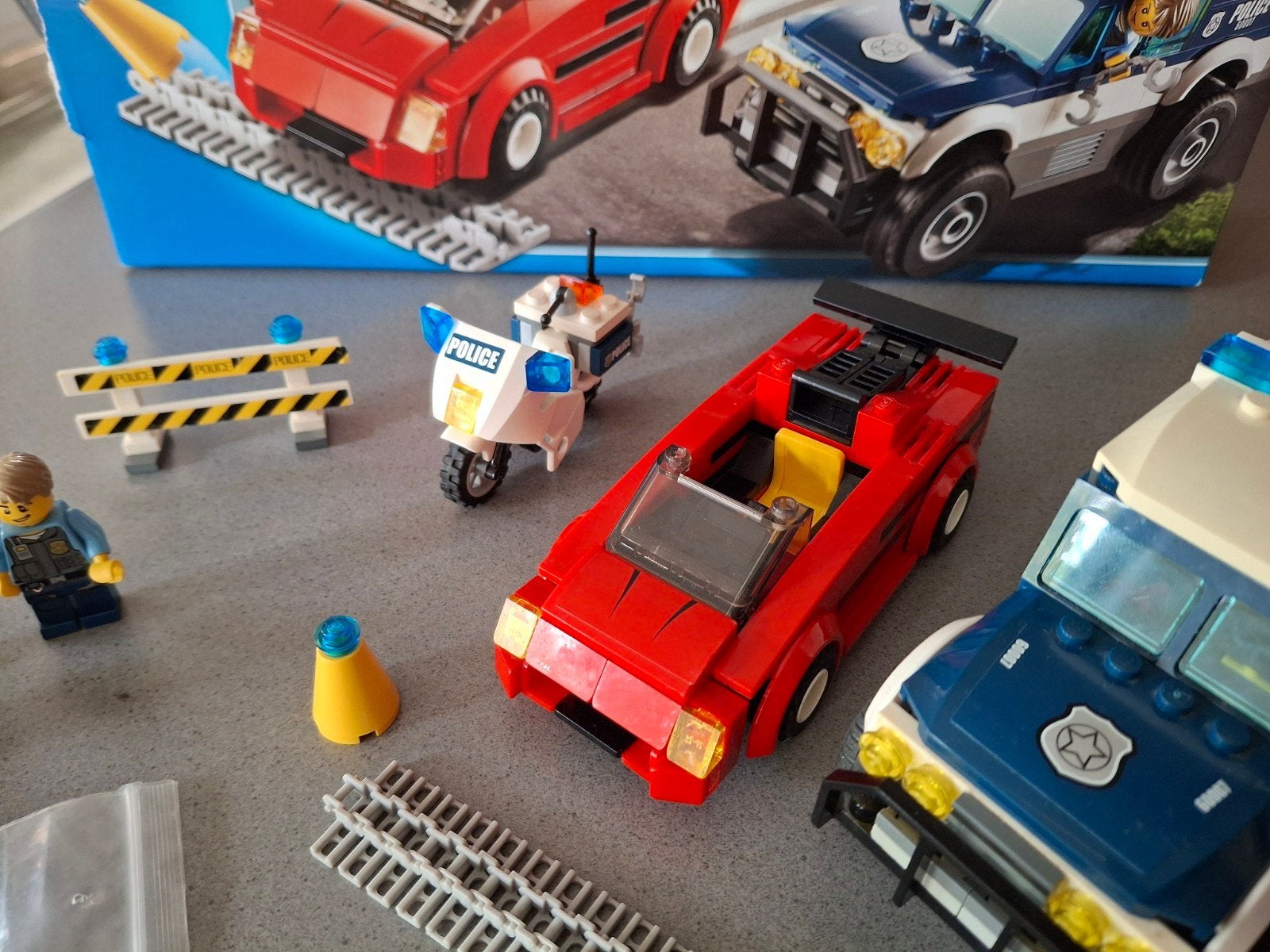 LEGO City 60007 High Speed Chase - Complete set met doos, Lego, Ophalen of Verzenden, City, Gebruikt
