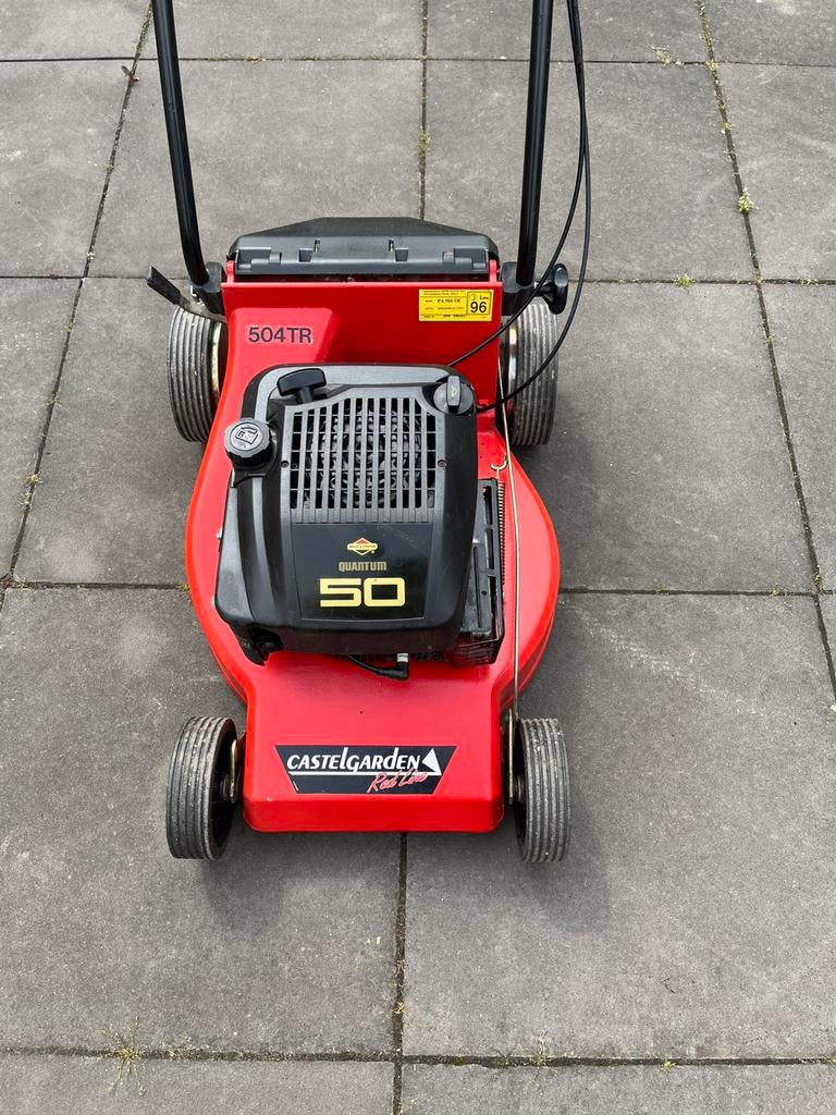 Gazonmaaier cirkelmaaier  maaier Castel Garden TR504, Ophalen of Verzenden, Zo goed als nieuw, Benzine