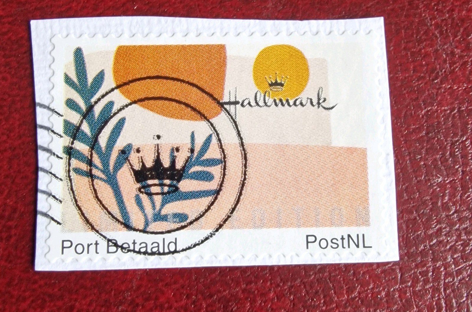 kv606 Halmark - port betaald zegel, Verzenden, Na 1940, Gestempeld