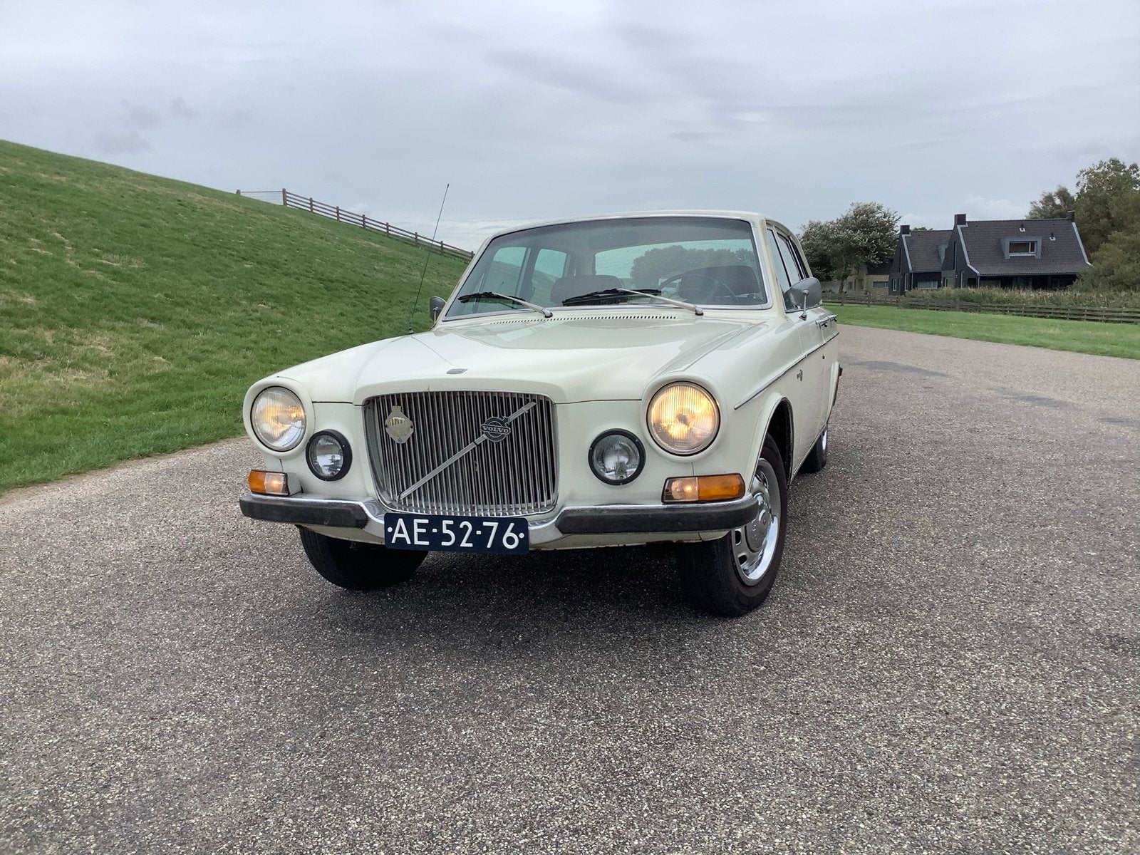 Volvo 164 3.0 1970 Wit, Auto's, Automaat, 1380 kg, Leder, Particulier