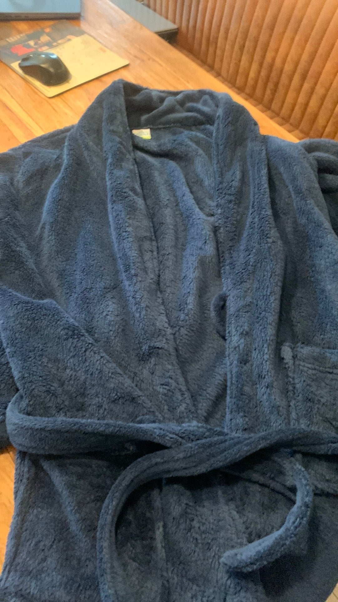 Badjas fleece jongens maat s blauw, Ophalen of Verzenden, Zo goed als nieuw