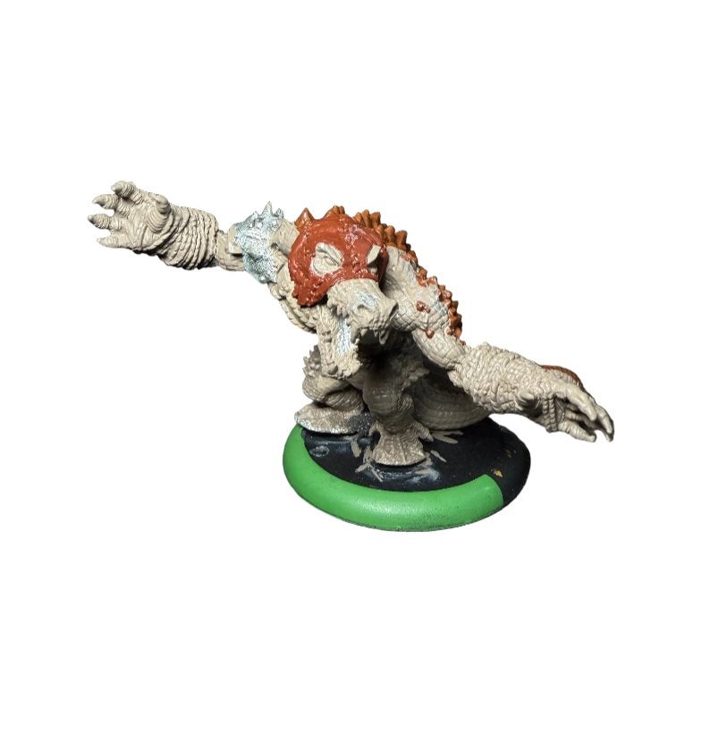 Warmachine Hordes Minions Gatorman Blackhide Wrastler, ., Warhammer, Ophalen of Verzenden, Zo goed als nieuw