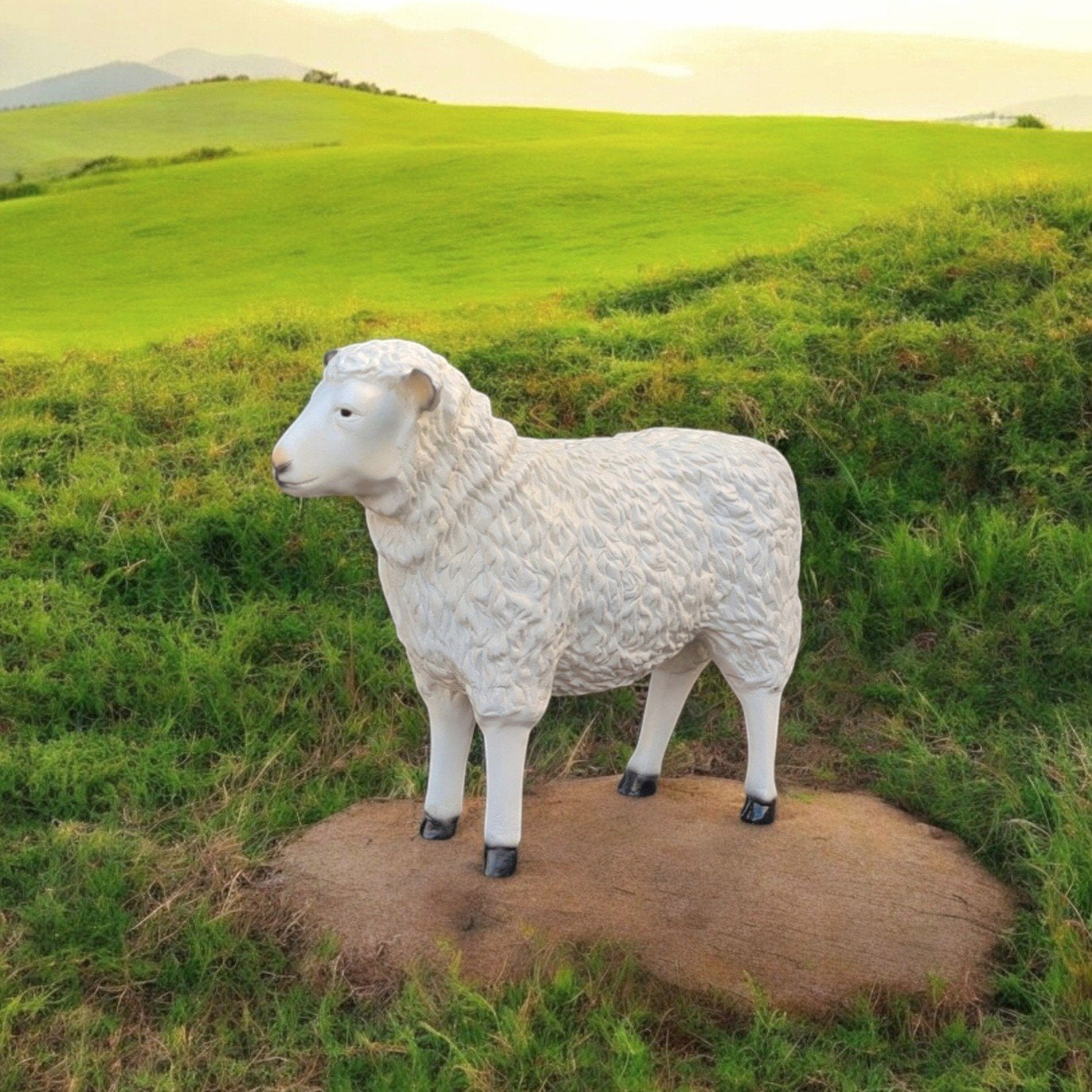 Schapen beeld schaap, koe beeld, kalf beeld, geit, lammetje, Ophalen, Nieuw, Boerderijdier, Beeldje of Figuurtje