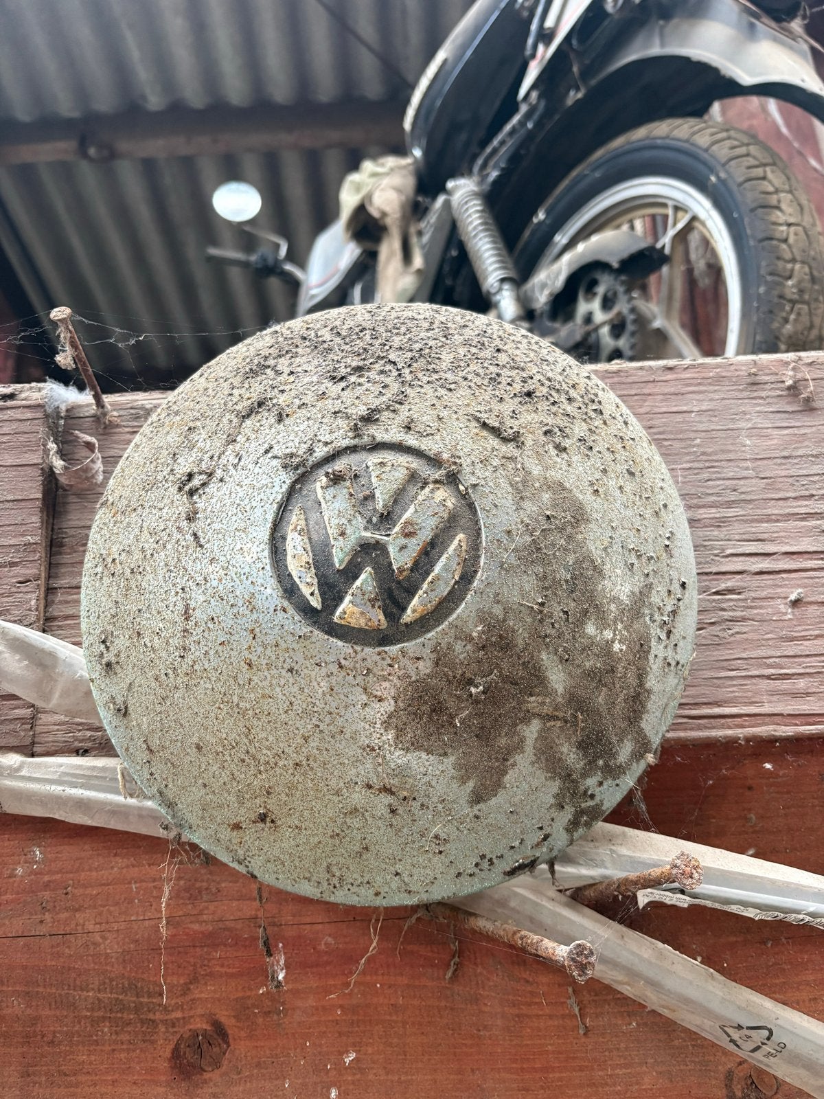 Oude Volkswagen wieldop, Auto diversen, Wieldoppen, Ophalen, Gebruikt