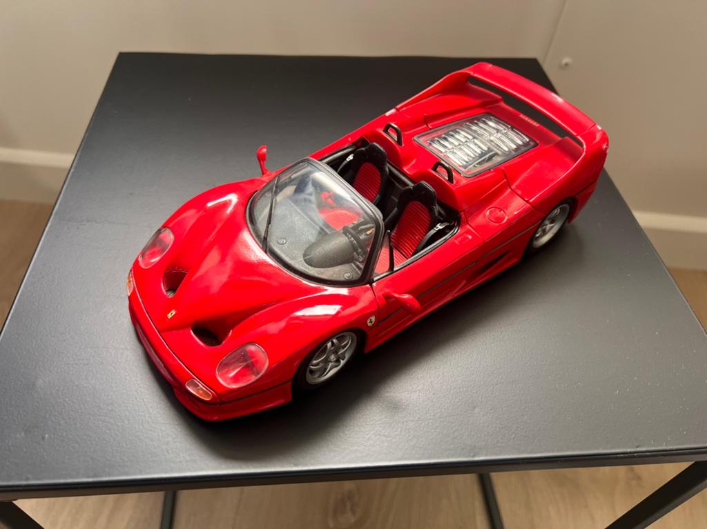 Ferrari f50 maisto 1/18, Hobby en Vrije tijd, Modelauto's | 1:18, Ophalen of Verzenden, Zo goed als nieuw, Auto, Maisto