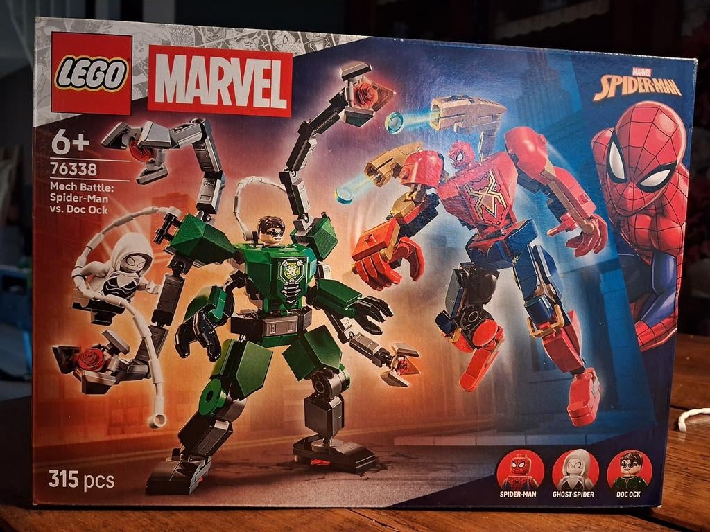 Lego Marvel 76338 Mech Battle Spider-Man vs. Doc Ock, Ophalen, Nieuw, Complete set, Lego