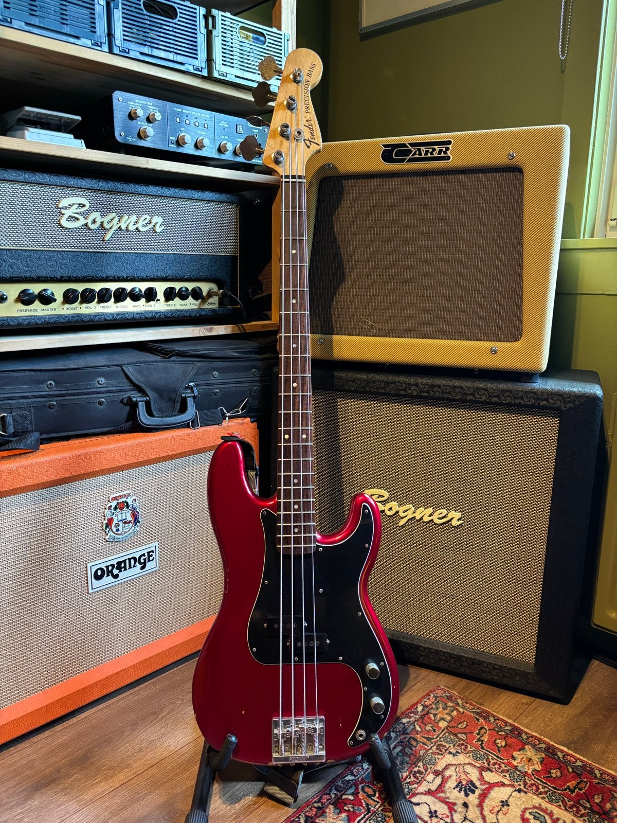 Fender Precision Bass Nate Mendel Signature 2017, Ophalen, Gebruikt, Elektrisch