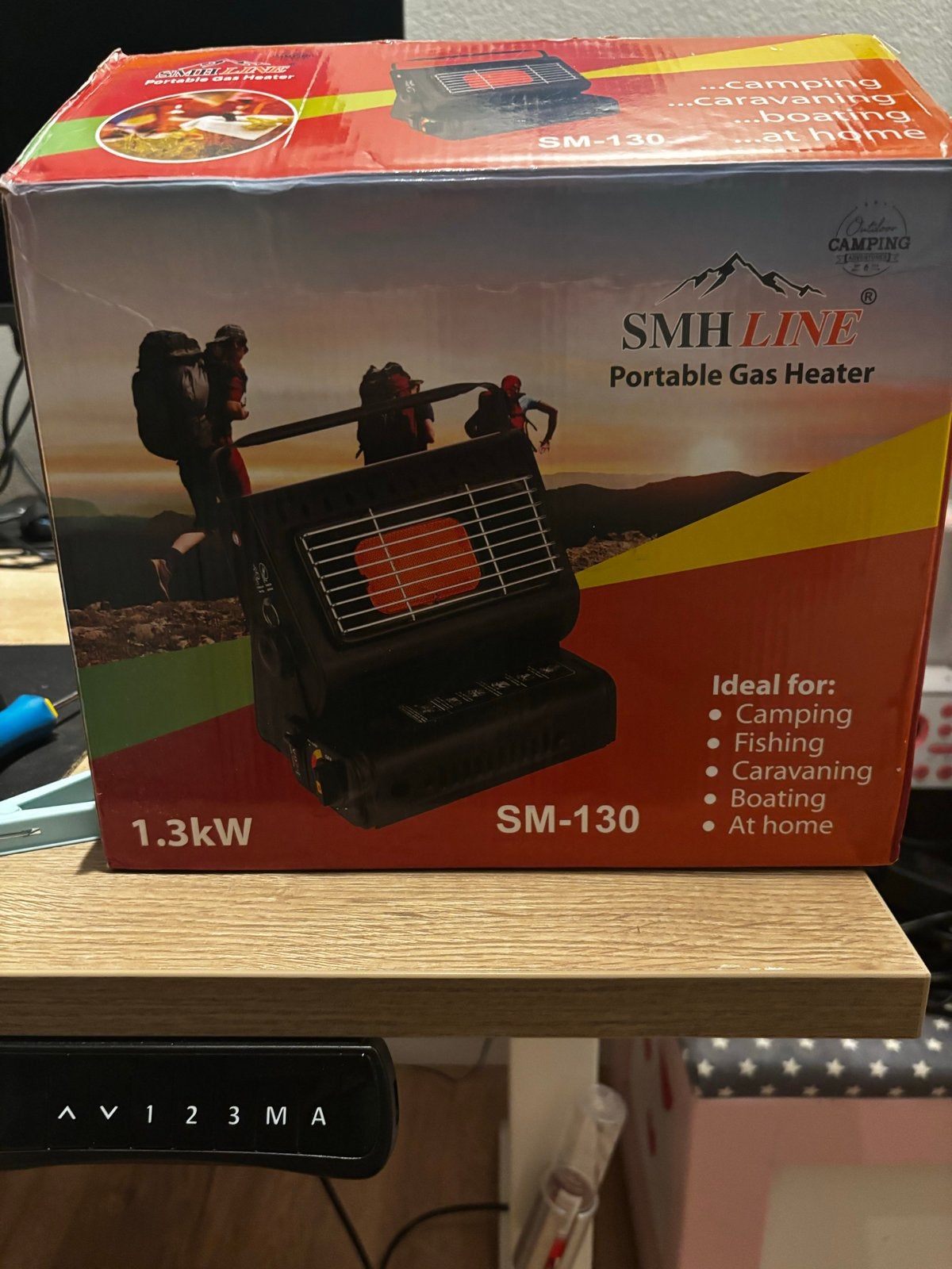 Compacte Camping Gas Kachel SMH LINE SM-130 - 1.3kW, Ophalen of Verzenden, Gebruikt