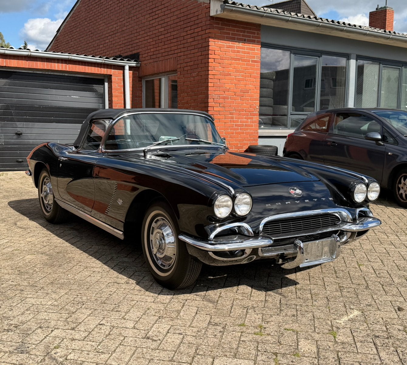 Corvette C1 Tuxedo Black Convertible 1962, foto 6