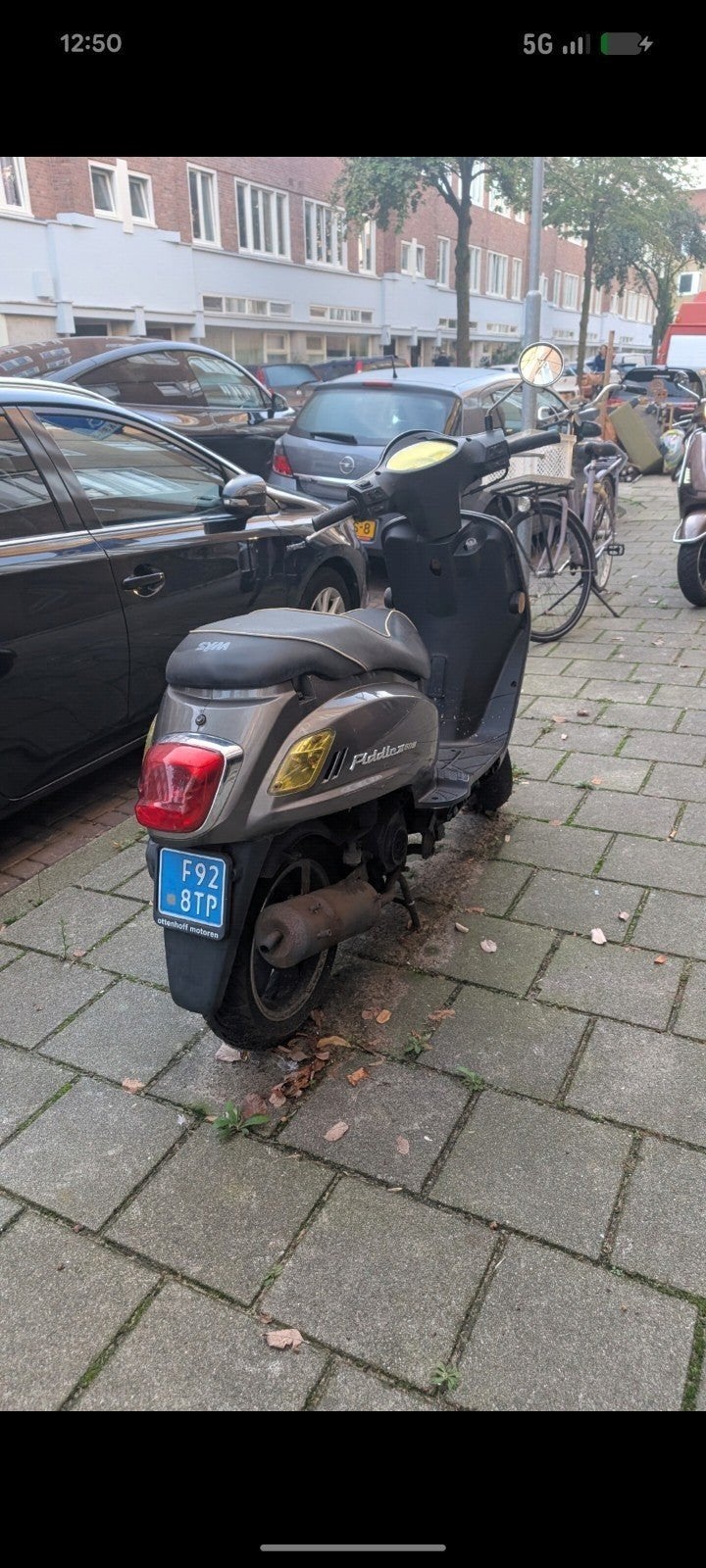 Sym fiddle 2, Ophalen, Gebruikt, Benzine