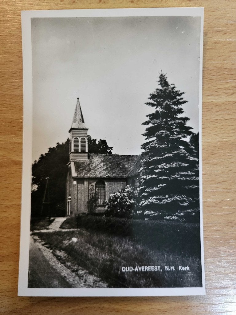 ansicht oud AVEREEST Kerk, Verzenden, Voor 1920, Overijssel