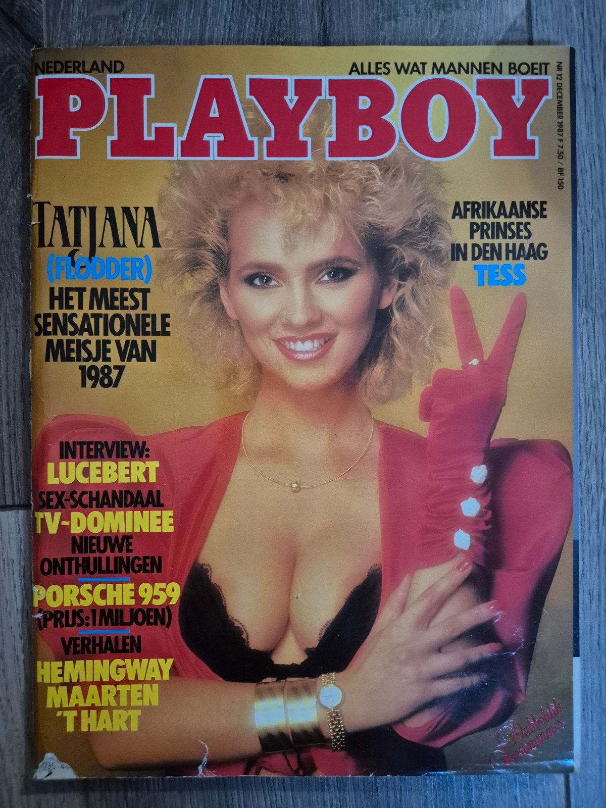 Playboy Nederland December 1987 - Tatjana Simic, Ophalen of Verzenden, 1980 tot heden, Nederland, Tijdschrift