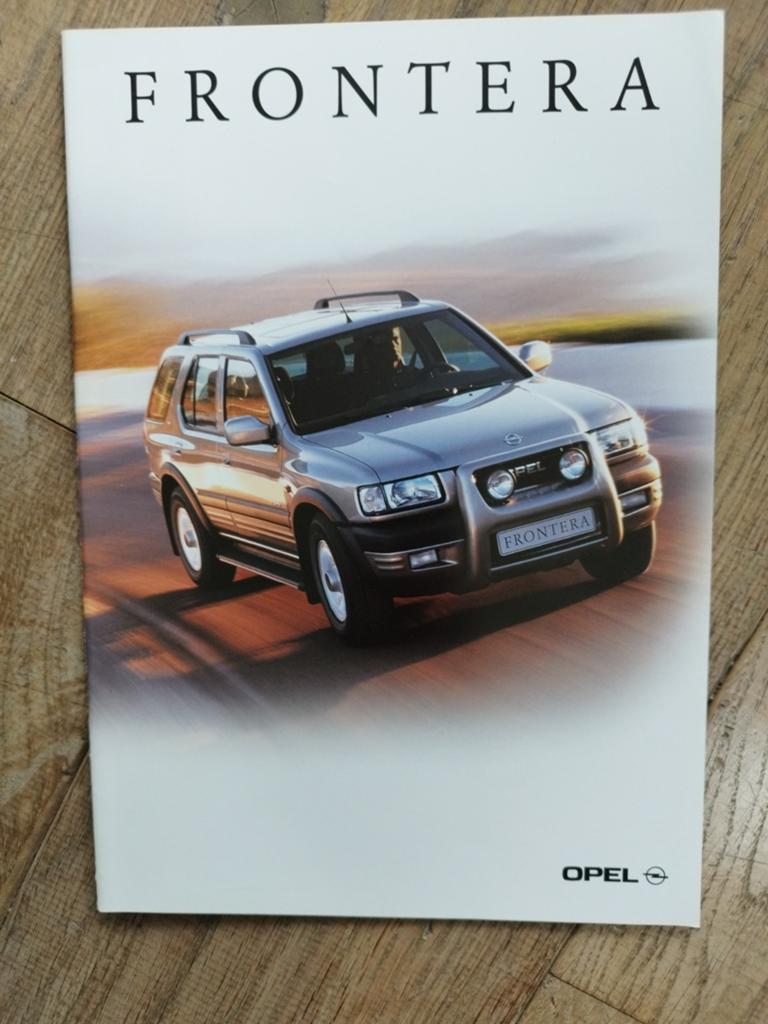 Opel Frontera brochure 1998 - Nederlands, Opel, Zo goed als nieuw, Opel, Ophalen of Verzenden