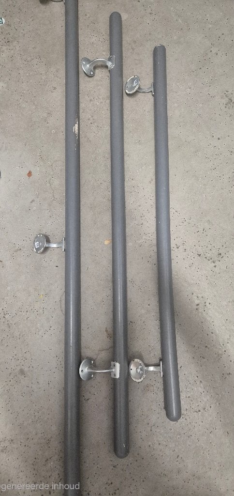 Trapleuningen x3 hout, Huis en Inrichting, Ophalen, Gebruikt
