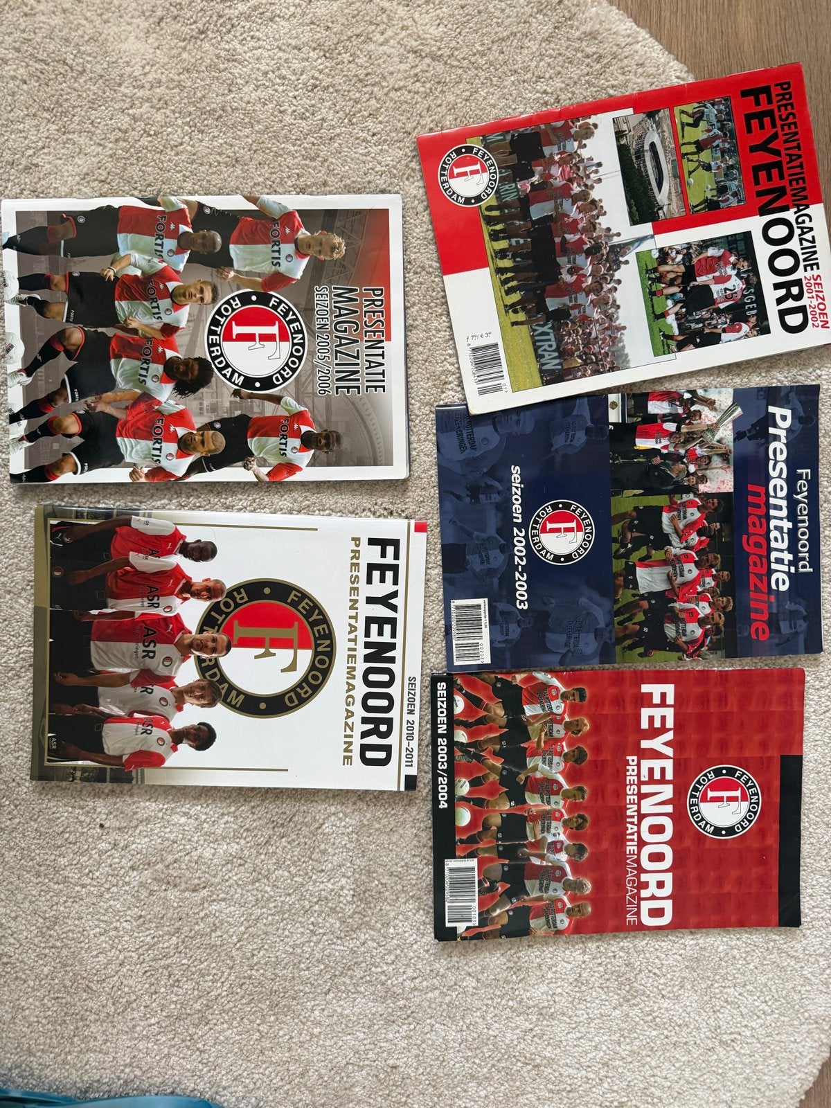 Feyenoord Presentatiemagazines - Diverse Seizoenen, Ophalen of Verzenden, Gelezen, Sport en Vrije tijd