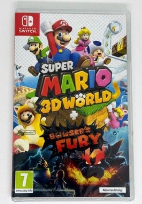 Super Mario 3D World + Bowser's Fury - Nintendo Switch, Ophalen, Eén computer, Zo goed als nieuw, 3 spelers of meer