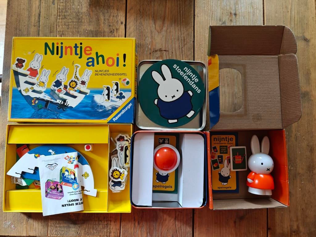 5 Nijntje spellen., Ophalen of Verzenden, Ravensburger., Ravensburger., Ravensburger.