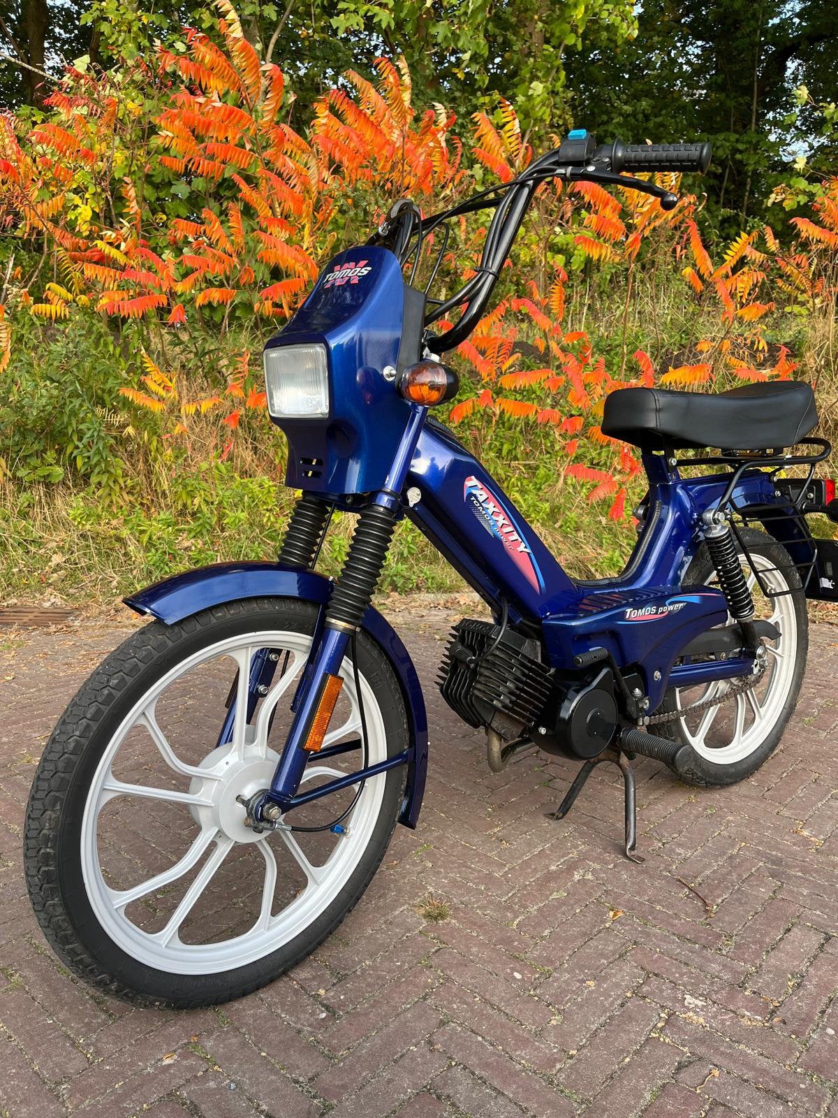 Nette Tomos Taxxity, Ophalen, Maximaal 45 km/u, Zo goed als nieuw, Standard