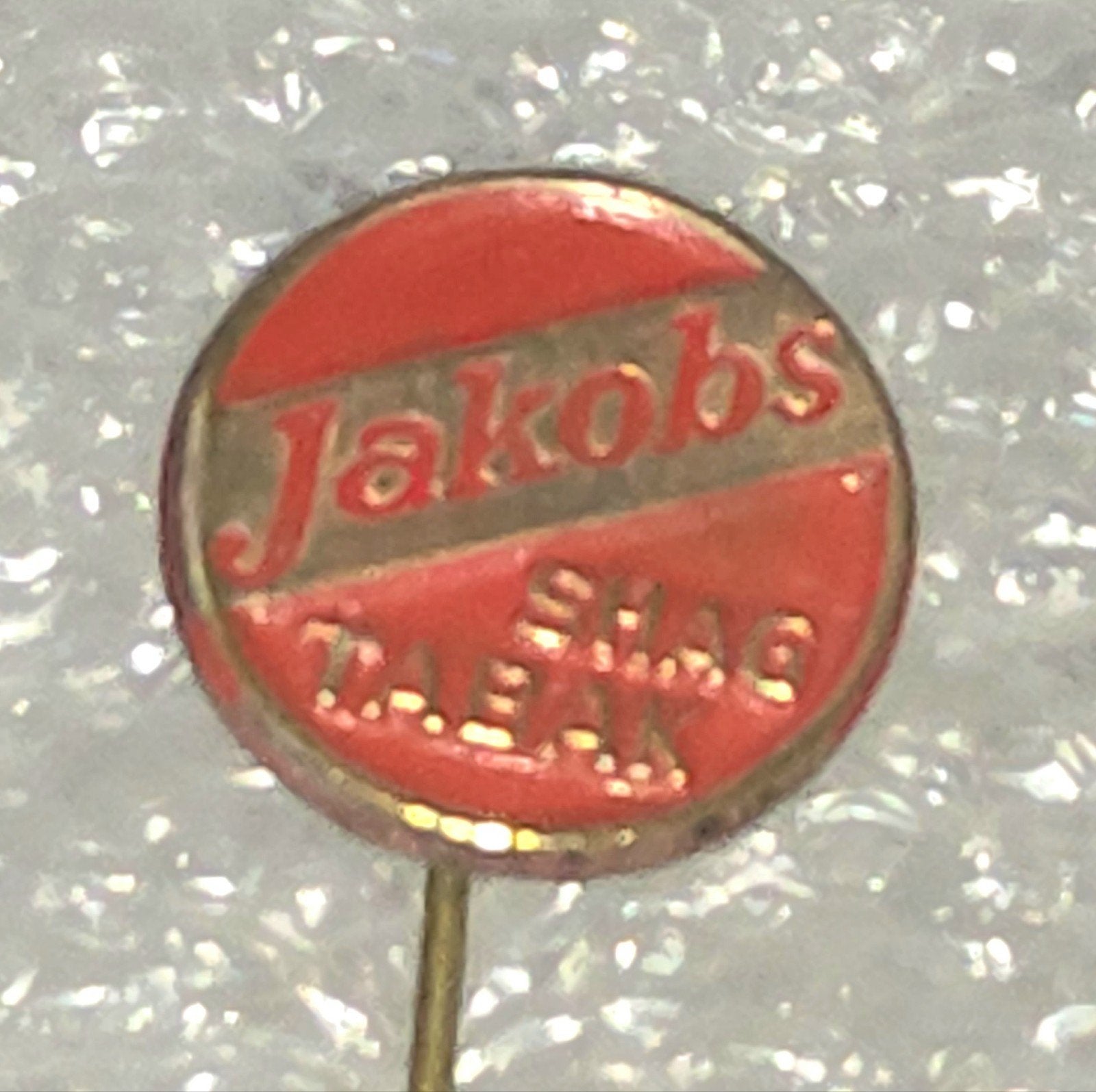 Vintage Speldje Jakobs Shag Tabak, Ophalen of Verzenden