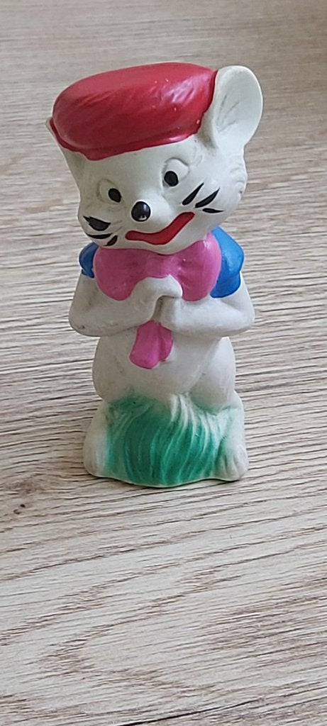 Vintage Disney BIANCA (Reddertjes) Piepfiguur-1977 ., Ophalen of Verzenden, Overige figuren, Gebruikt, Beeldje of Figuurtje
