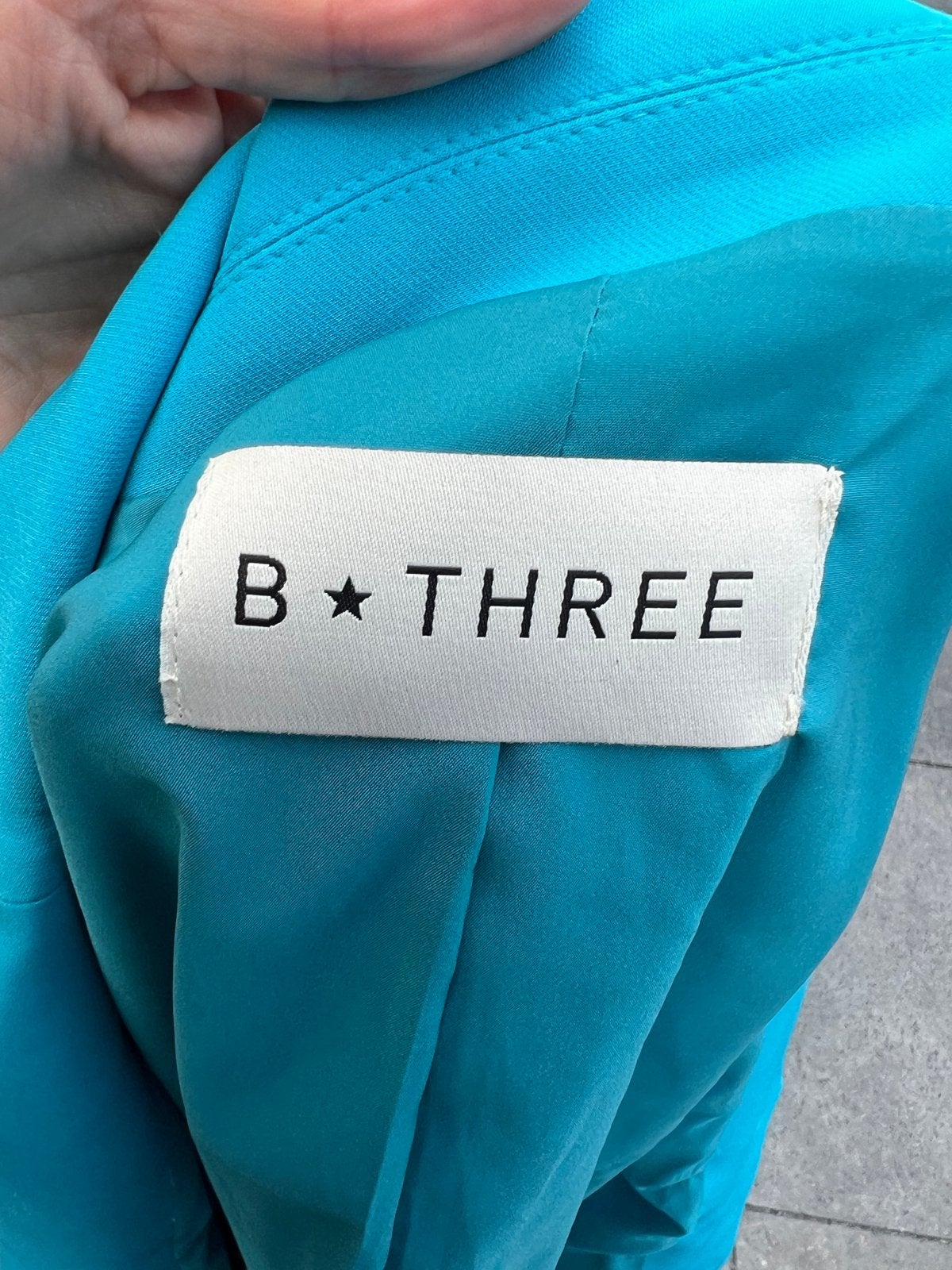 B Three Jasje Maat S - Turquoise Blazer, Blauw, Ophalen of Verzenden, Zo goed als nieuw, Jasje