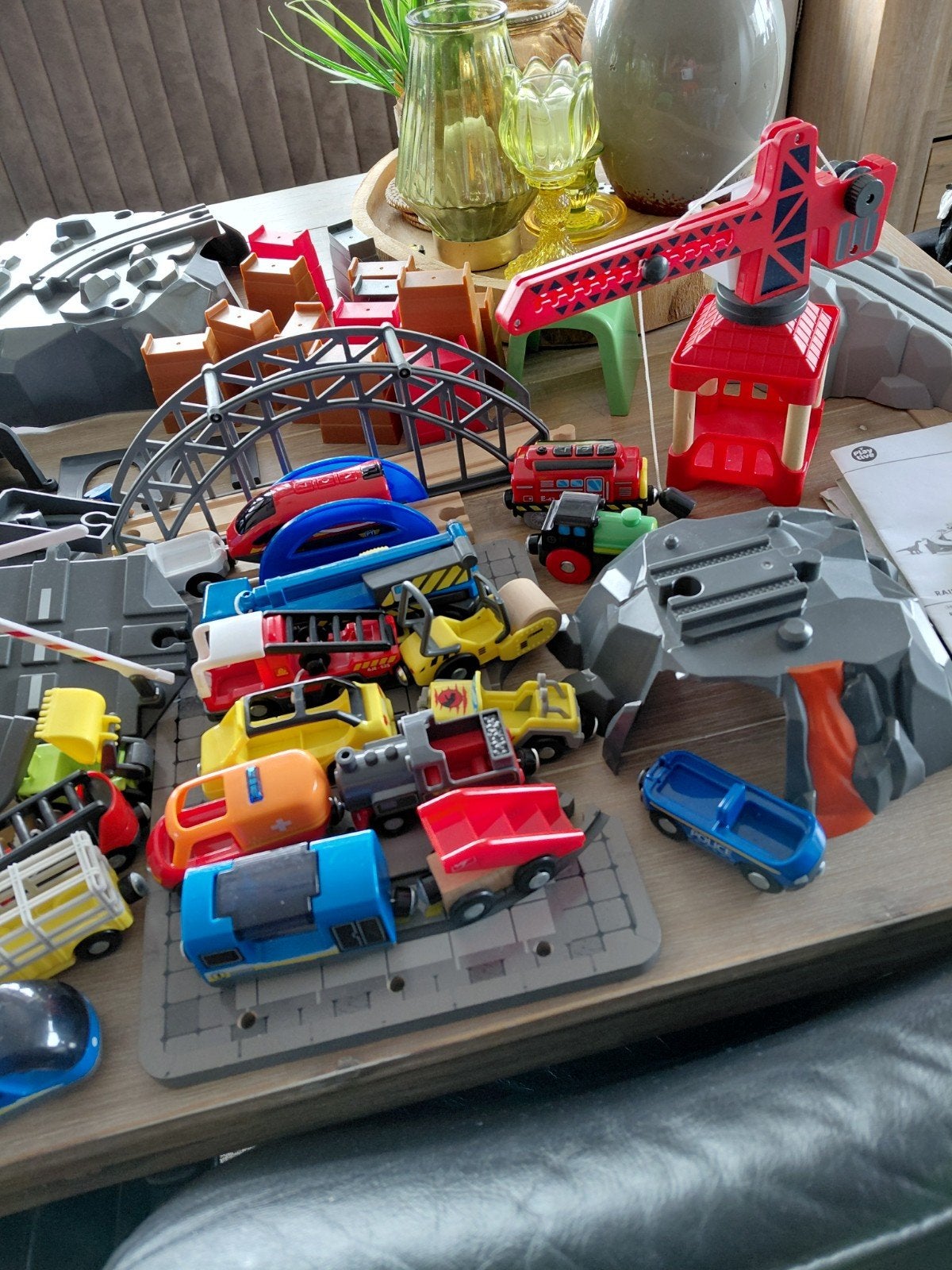Grote set IKEA Lillabo treinbaan en voertuigen, Ophalen, Zo goed als nieuw, Overige typen