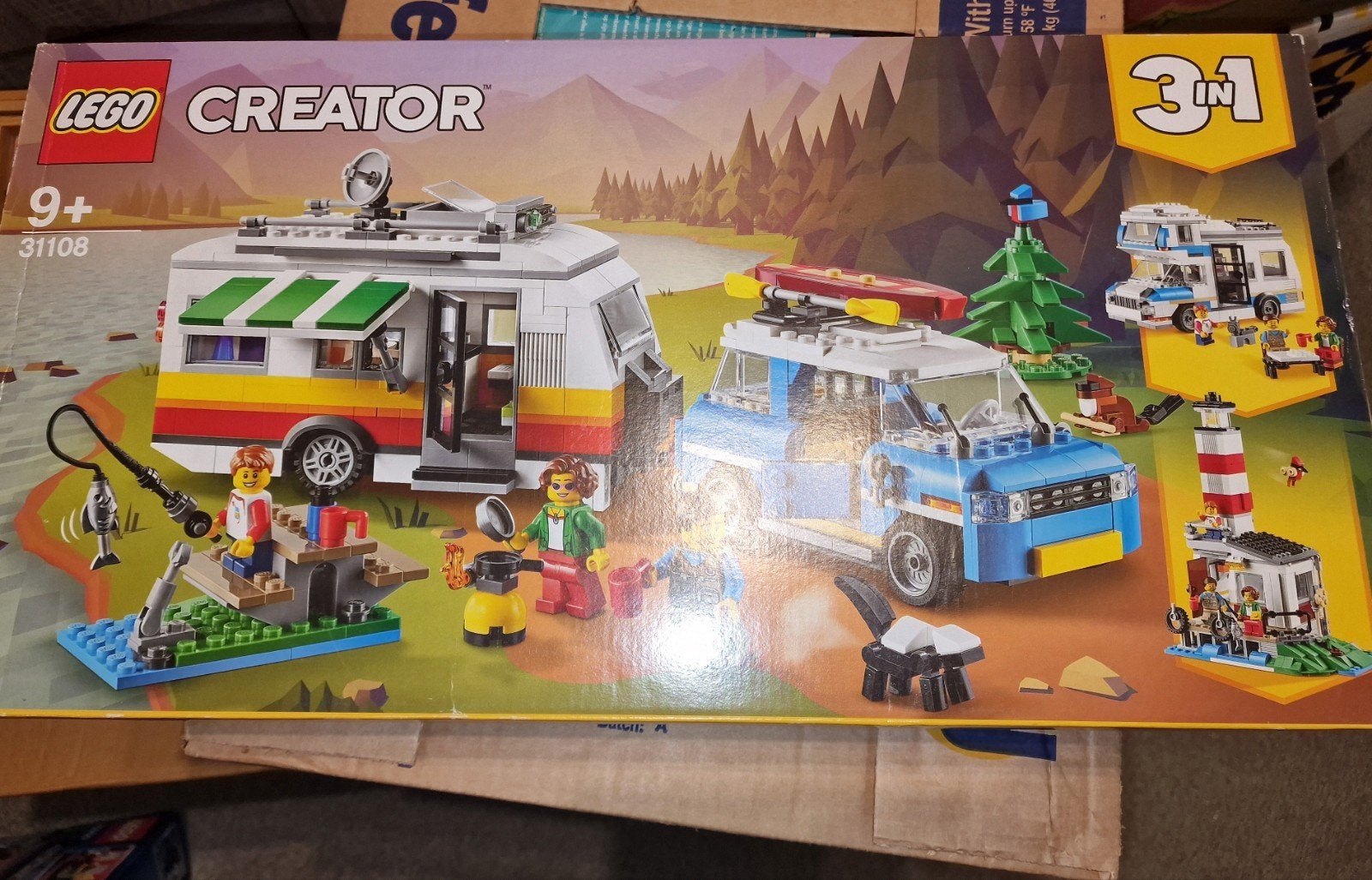 LEGO Creator 31108 Caravan Familie Avontuur 3-in-1, Lego, Nieuw, Ophalen of Verzenden, Inclusief accessoires