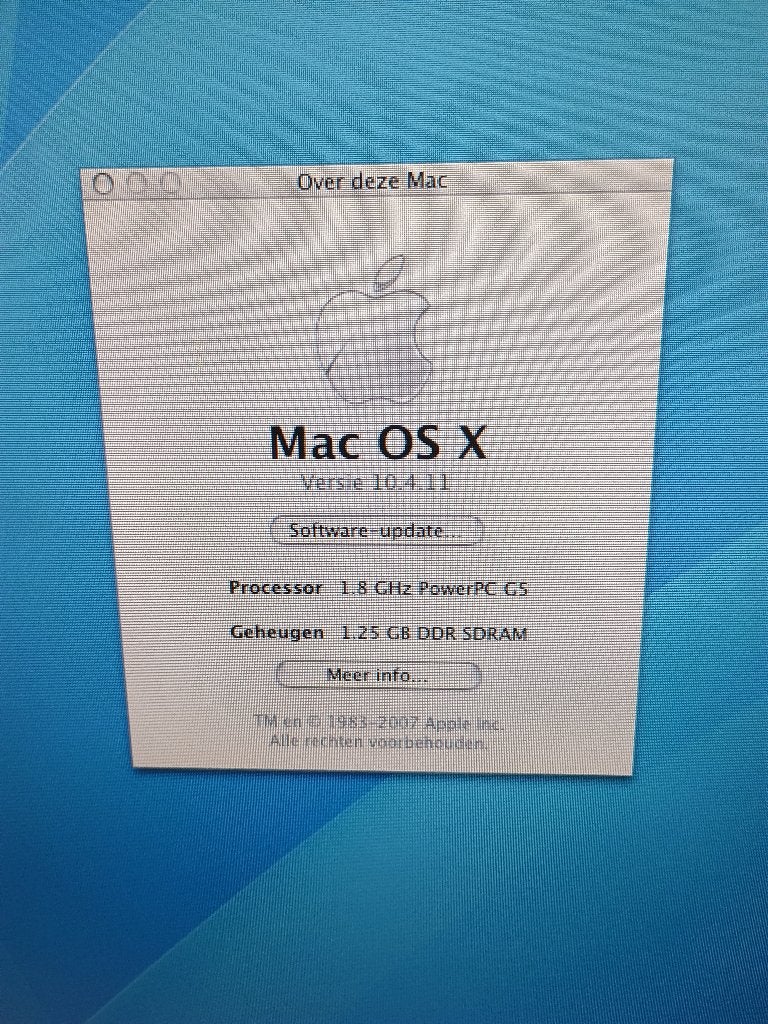 Apple PowerMacG5, Ophalen, Gebruikt, Minder dan 4 GB, SSD