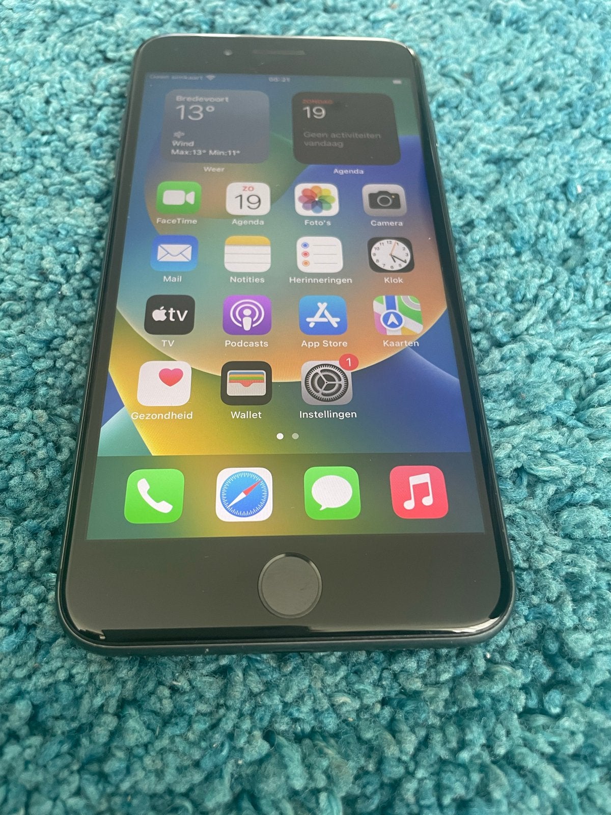 iPhone 8 Plus Zwart 64GB- Goede staat, 77% batterij, Telecommunicatie, Mobiele telefoons | Apple iPhone, Gebruikt, IPhone 8 Plus