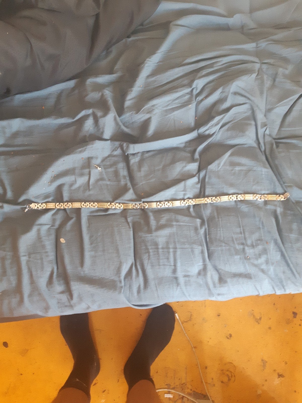 Gouden armband met schakels, Sieraden, Tassen en Uiterlijk, Armbanden, Ophalen of Verzenden, Gebruikt, Goud, Goud