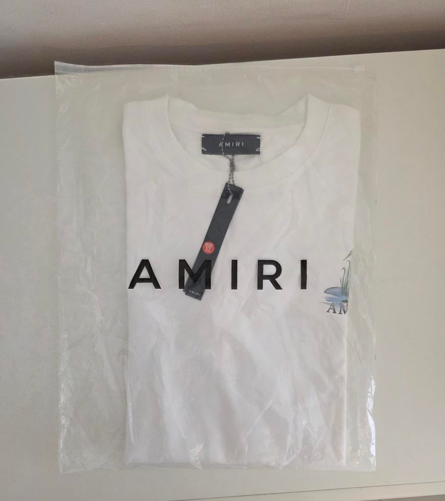 Heren merk t shirt NIEUW, Kleding | Heren, T-shirts, AMIRI, Wit, Ophalen of Verzenden, Maat 56/58 (XL)