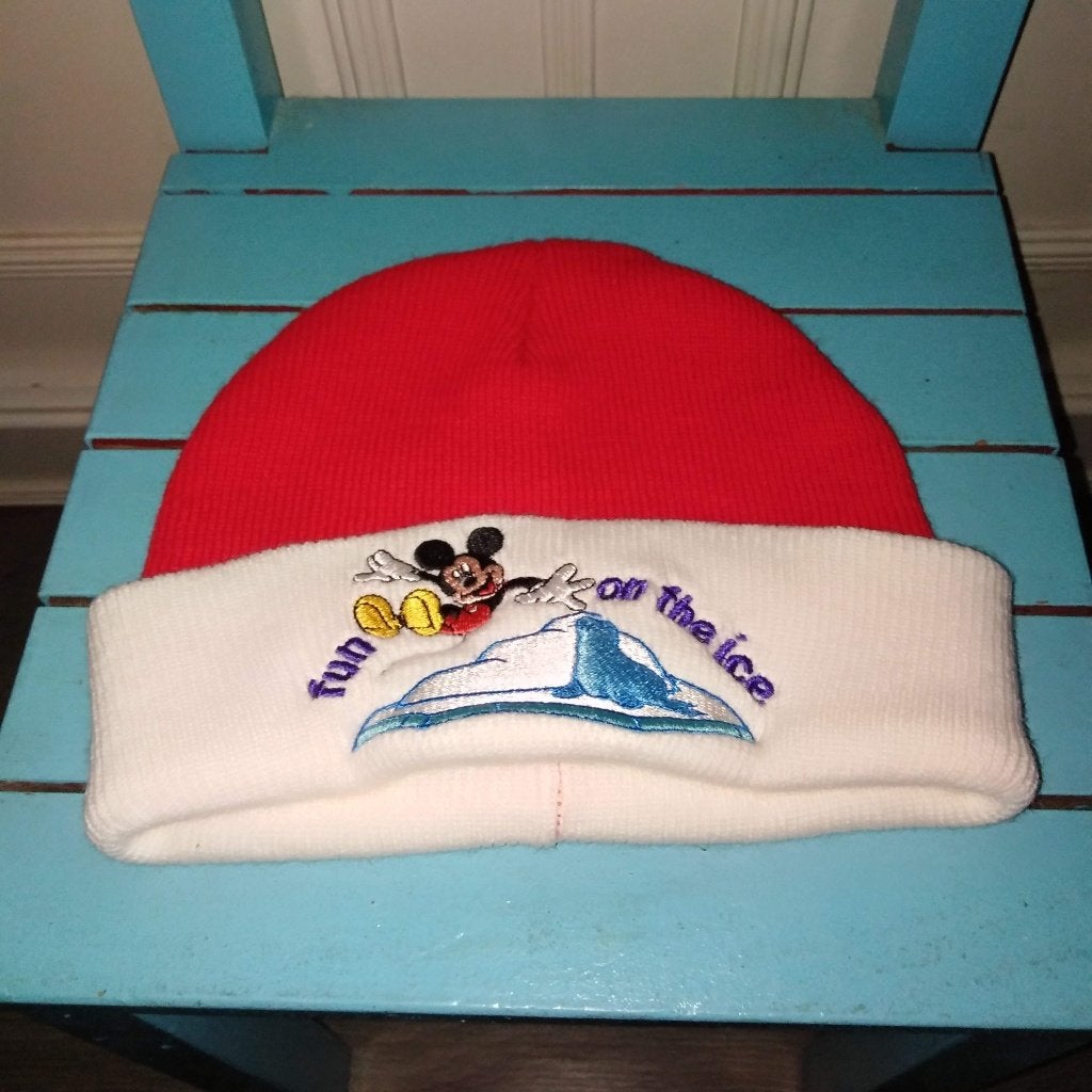 Babymutsjes met Donald Duck, Mickey Mouse, Pluto, Ophalen, Overige figuren, Gebruikt, Kleding of Textiel