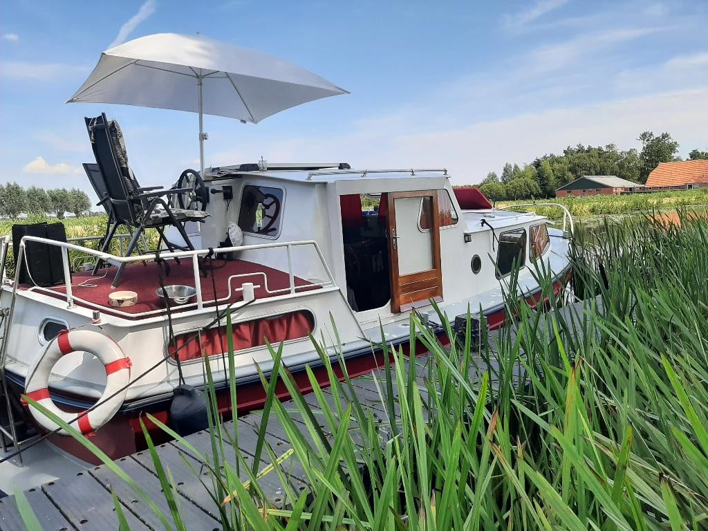 Motorboot Van Leeuwenschouw, Ophalen, Gebruikt, Staal, Binnenboordmotor