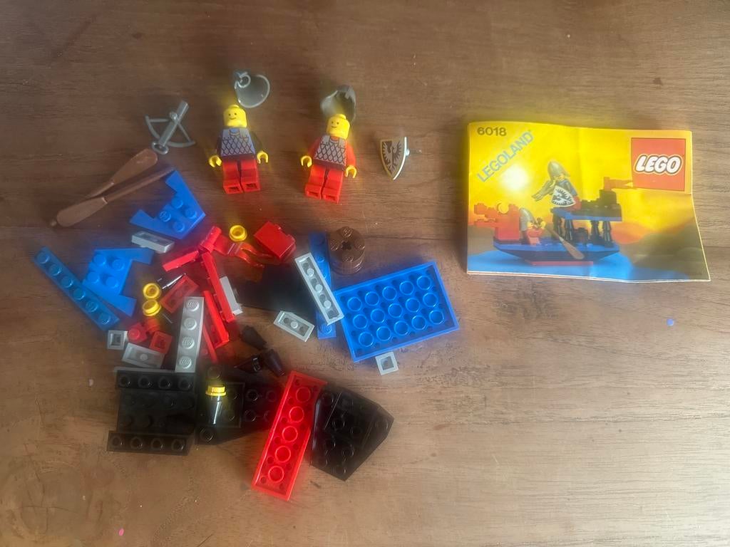Lego 6018 - Oude Lego set met handleiding, Kinderen en Baby's, Speelgoed | Duplo en Lego, Ophalen of Verzenden, Gebruikt, Complete set