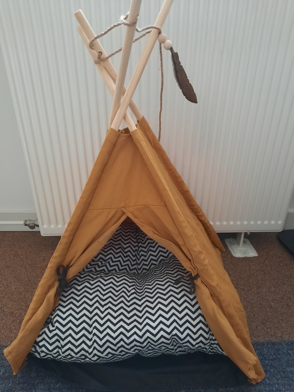 leuke tipi taw tent voor de kat, Ophalen