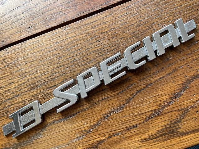 Citroën ID DS, Kofferklepembleem D-SPECIAL, Auto-onderdelen, Carrosserie en Plaatwerk, Ophalen of Verzenden, Gebruikt, Citroën