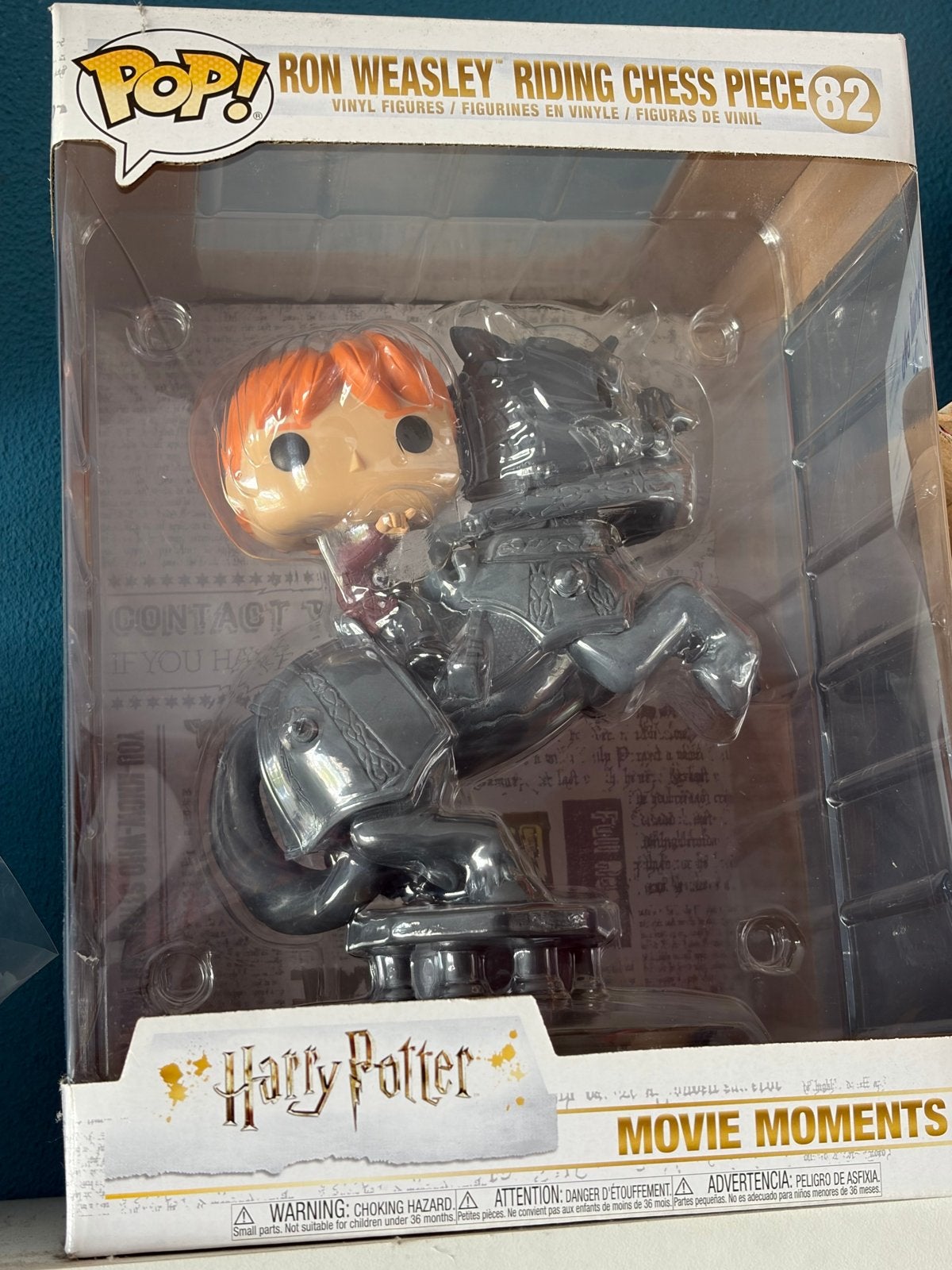 Funko Pop! Harry Potter Ron Weasley Riding Chess Piece, Ophalen of Verzenden, Nieuw