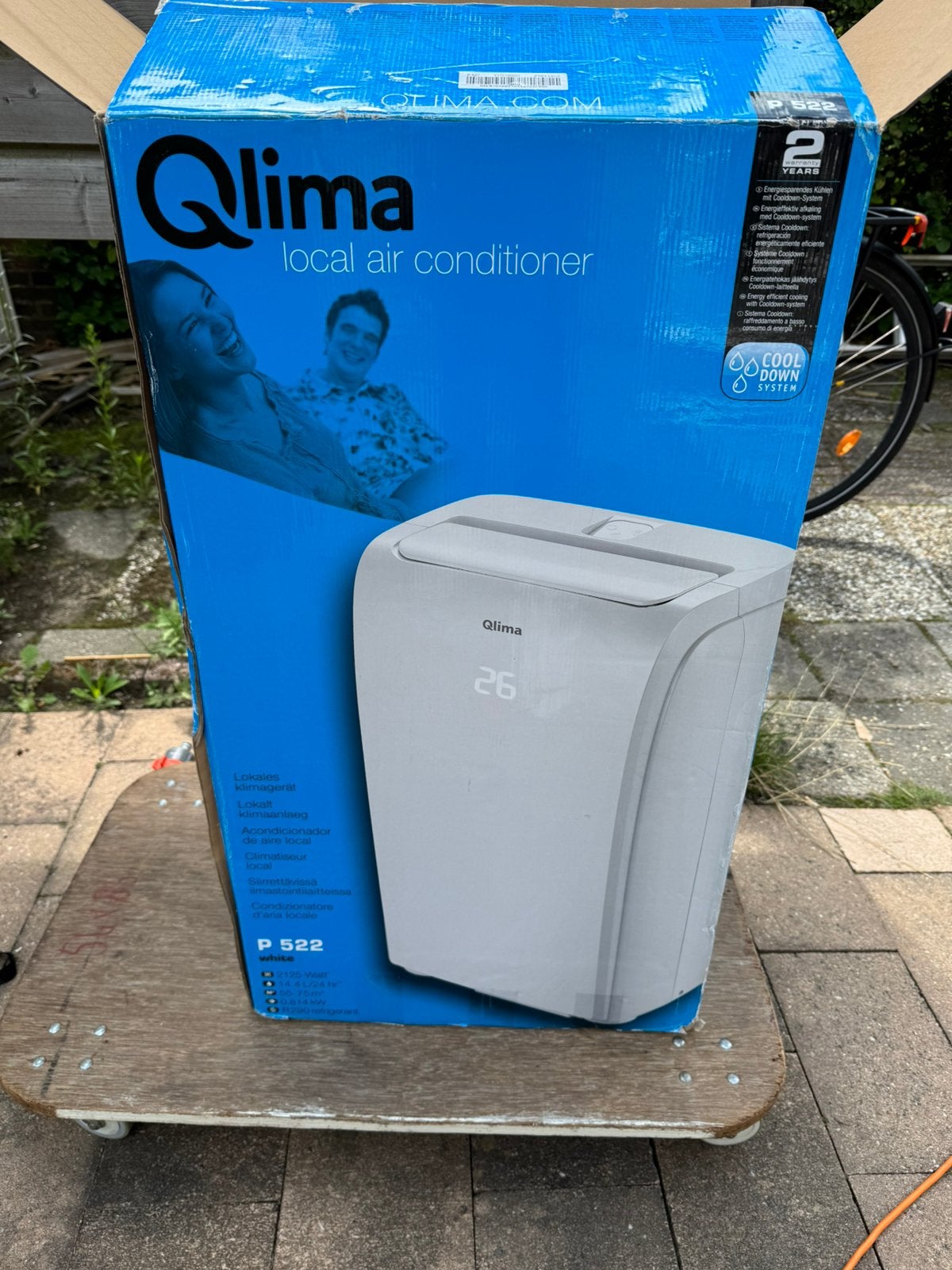 Qlima P 522 Mobiele Airco - Nieuw en Ongebruikt, Timer, Nieuw, 3 snelheden of meer, Ophalen of Verzenden