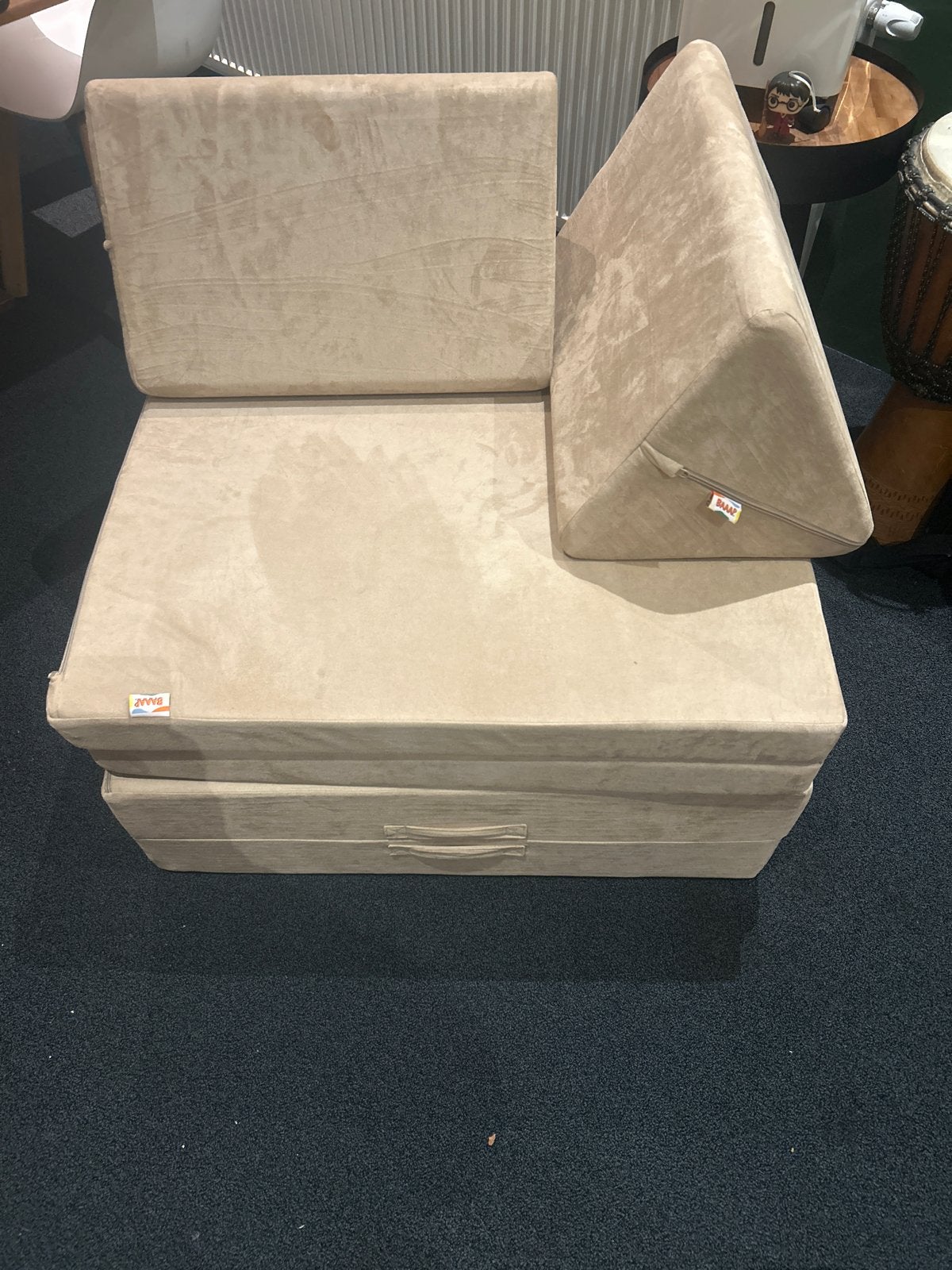 BAAAP Sand Dune Speelbank Kinderbank Kinderstoel - Beige