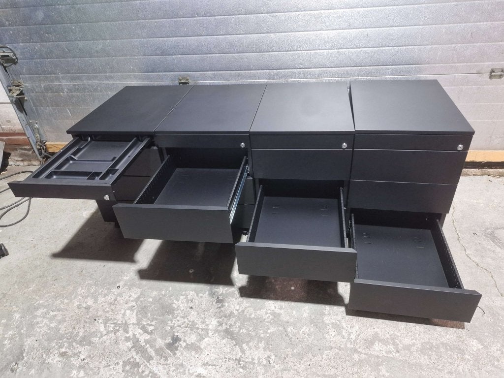 Robberechts projectline ladeblokken, zwart (60 op voorraad), Zwart, Slachthuisstraat 21 2300 Turnhout, Met lades, Ophalen of Verzenden