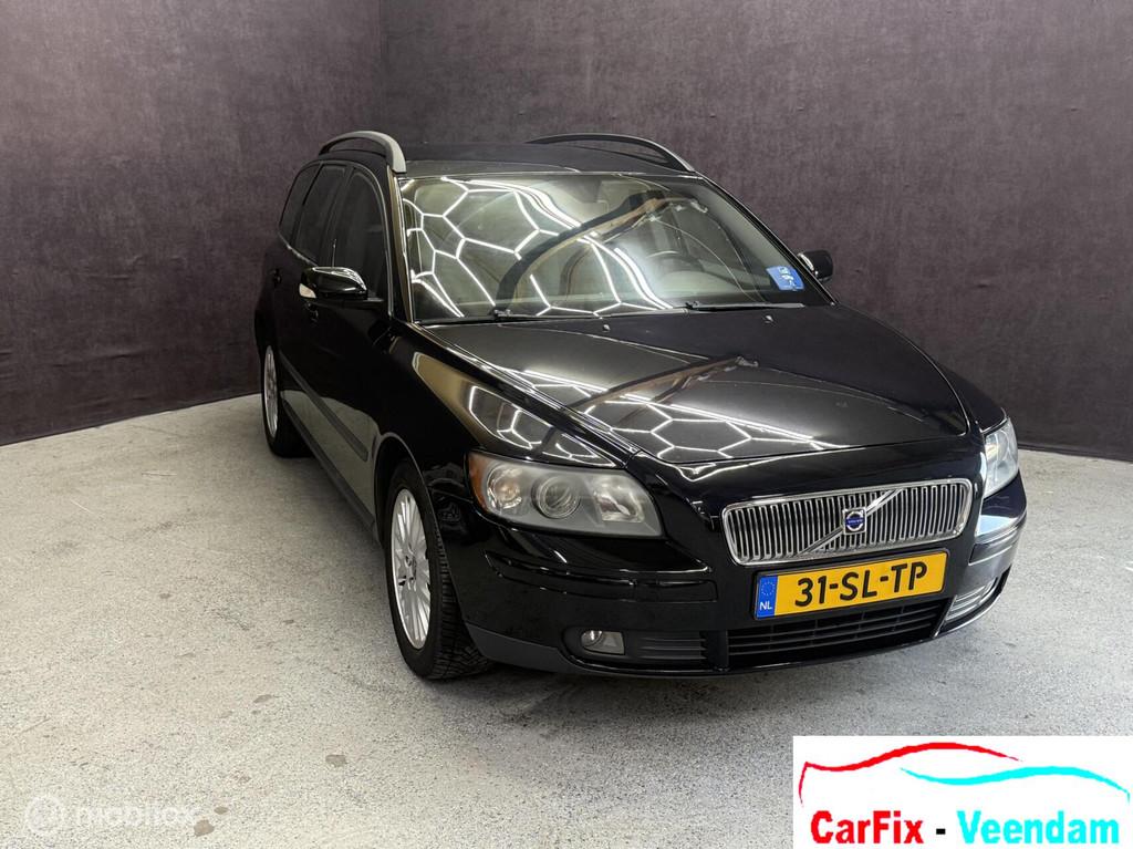 Volvo V50 2.4, Auto's, Volvo, 700 kg, Zwart, 1500 kg, 140 pk