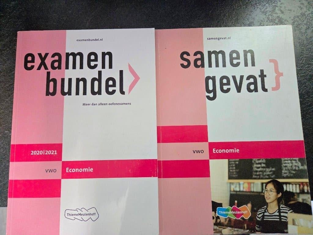 Examenbundel en Samengevat Economie VWO 2020/2021, Ophalen of Verzenden, Zo goed als nieuw, VWO, Economie