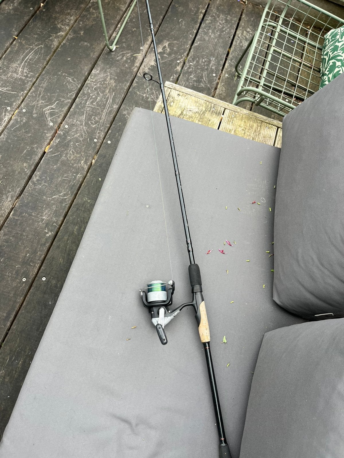 Vis hengel en rubber net, Ophalen of Verzenden, Zo goed als nieuw, Werphengel