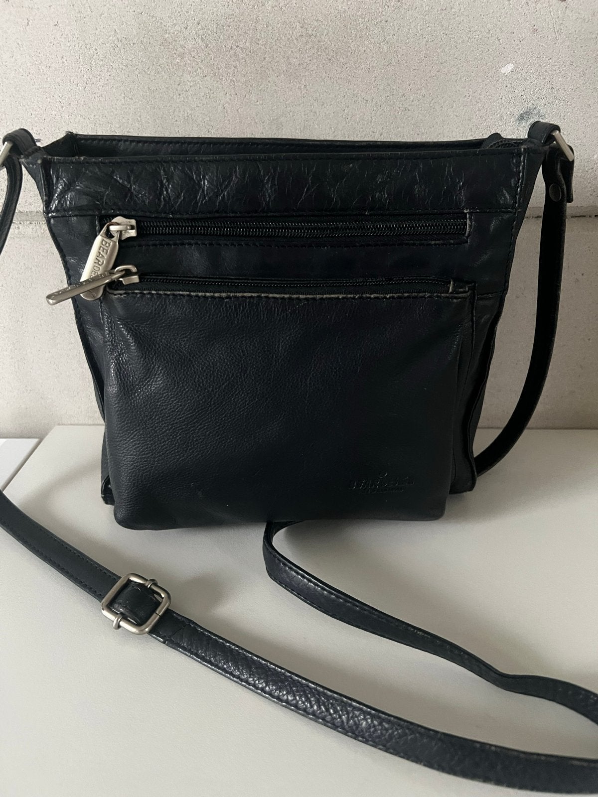 Bear Design tas (Irene) Petrol blauw, Overige merken, Blauw, Ophalen of Verzenden, Zo goed als nieuw