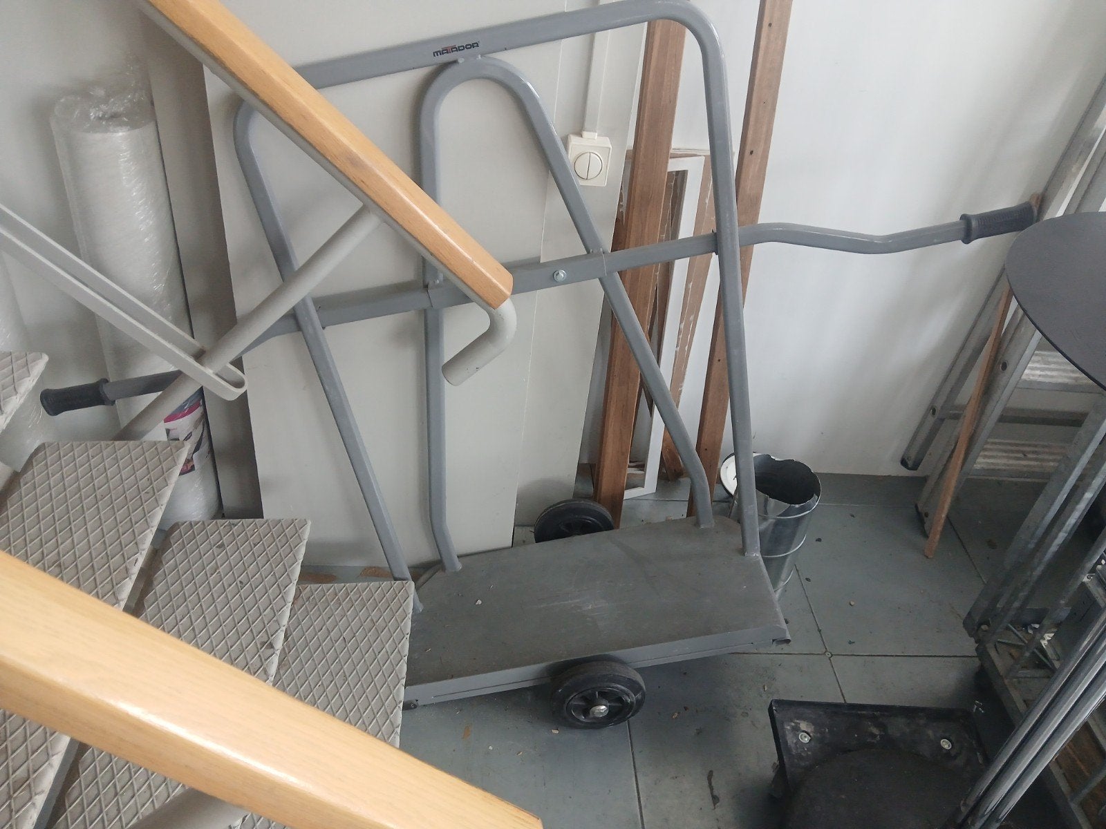 Platen kar Metador, 100 liter of meer, Ophalen, Transportkar