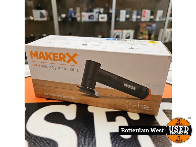 Makerx Worx Wx741.9 Mini haakse slijper - NEW, Worx, Nieuw, Support@worx.com, 14675 128th Ave NE, Suite 120
Woodinville, WA 98072
USA