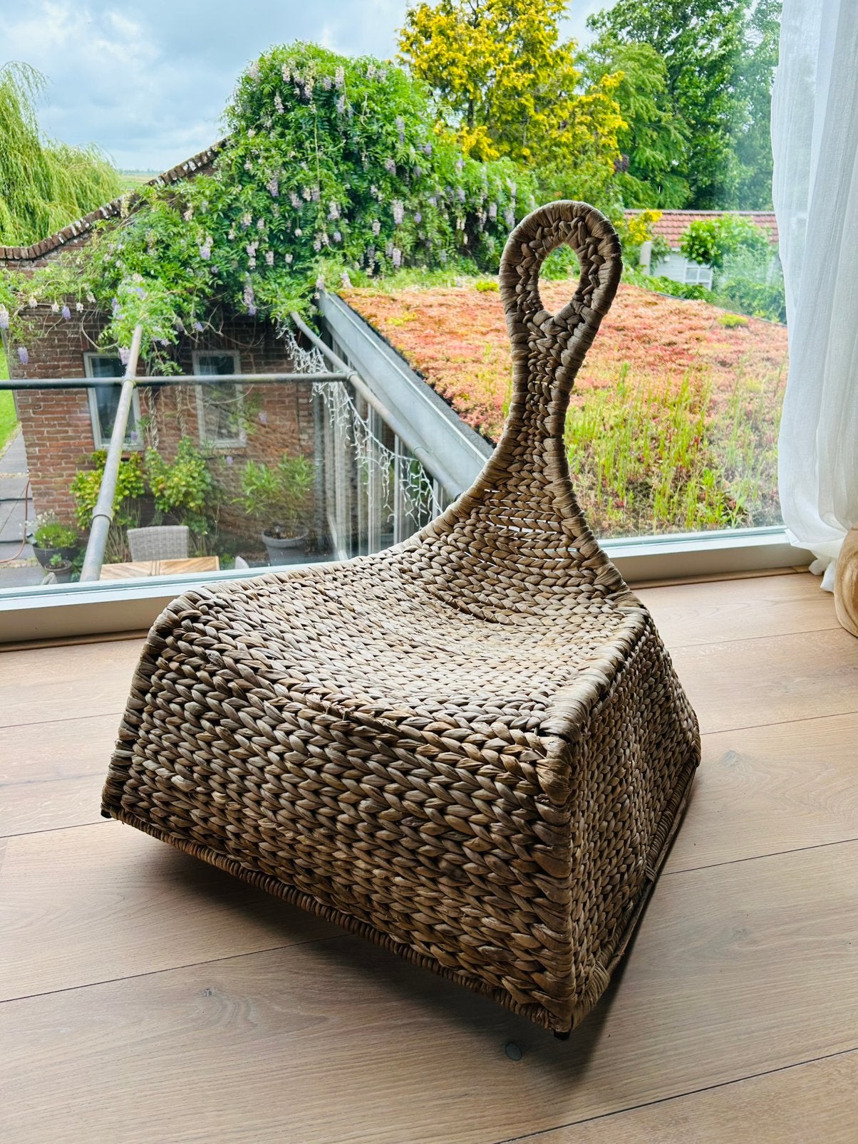 rattan stoeltje ikea, Ophalen, Zo goed als nieuw, Bruin, Eén