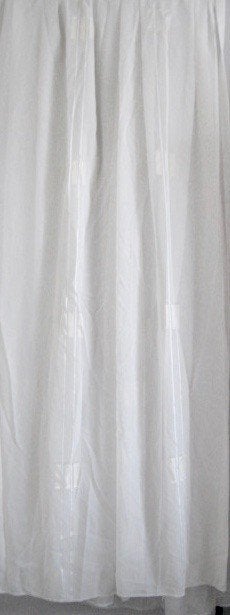 '1 GROTE WITTE VITRAGE ,LICHT GLANZENDE STRUCTUUR,, Ophalen of Verzenden, Vitrage, 220 cm